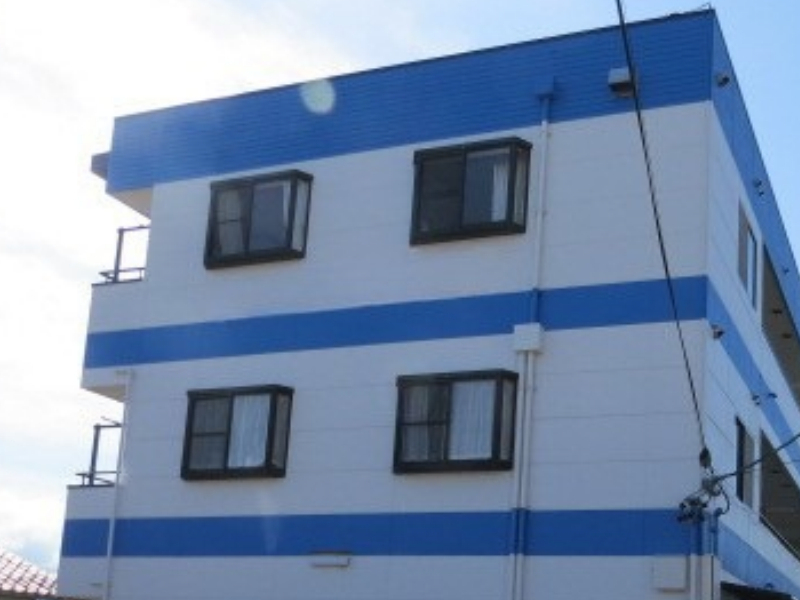 長野県上田市のビル・マンションの外壁塗装（取替）の施工後｜有限会社信美塗装社の施工事例